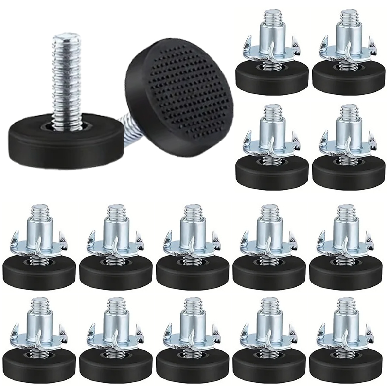Furniture Hardware Nut - 20Pcs Adjustable Feet Pads with Nuts
