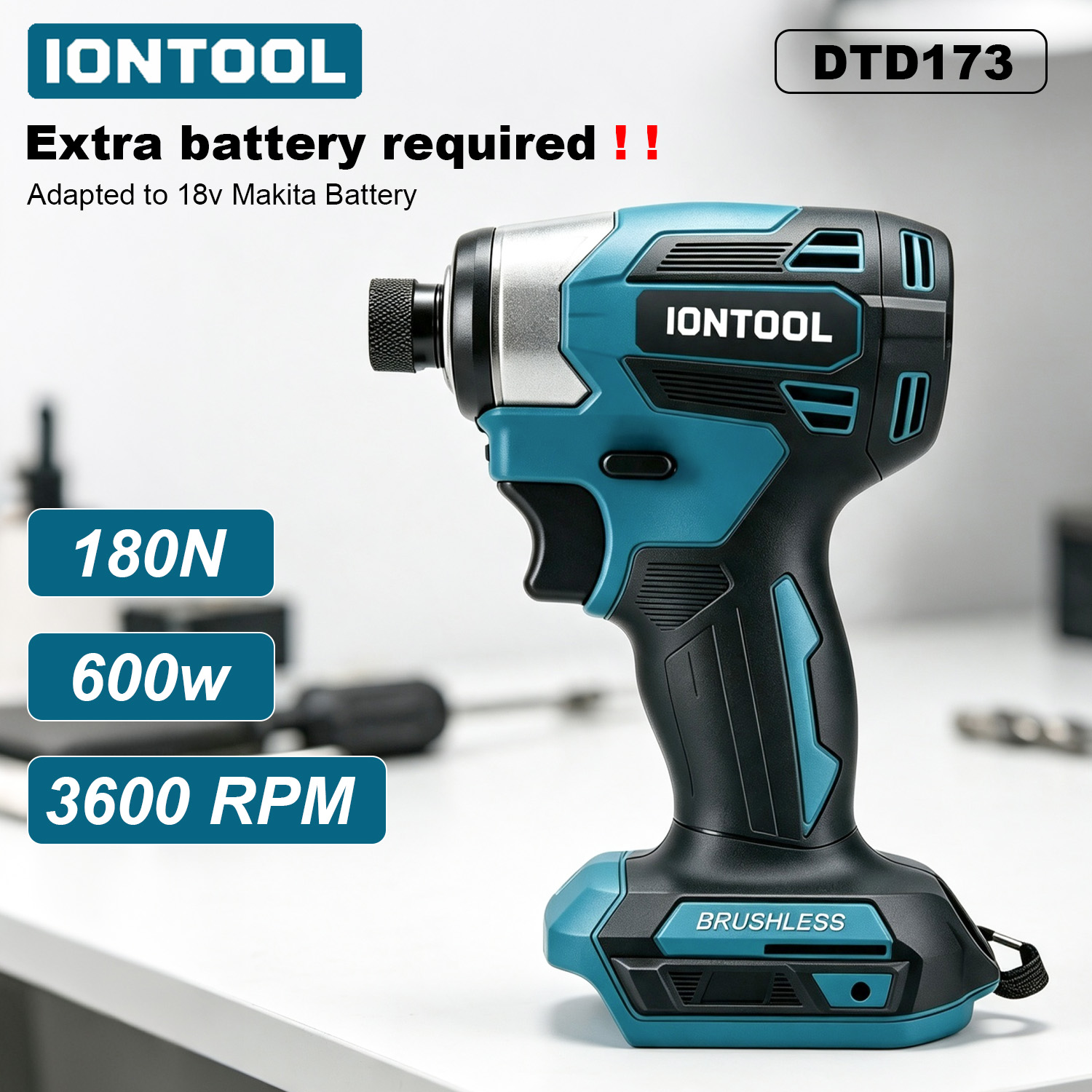 IONTOOL 180N 3600RPM 18V Cordl - Furniture Joinery Hardware ulasan dan harga
