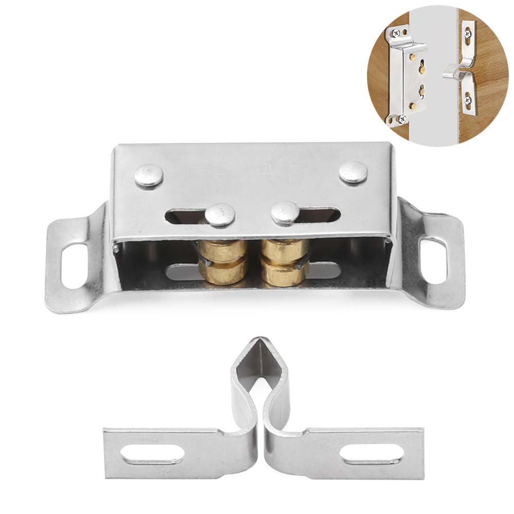 2pcs Stainless Steel Catch Sto - Furniture Joinery Hardware ulasan dan harga