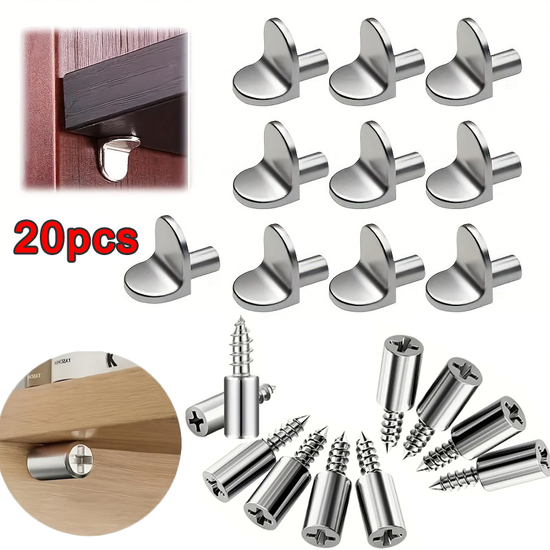 Metal Shelf Support Pegs, 2 St - Furniture Screw Type ulasan dan harga