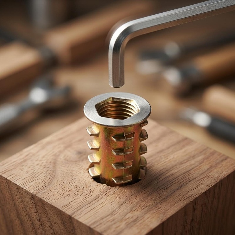 M4 M5 M6 M8 Threaded Insert Nu - Furniture Hardware Threaded Inserts ulasan dan harga