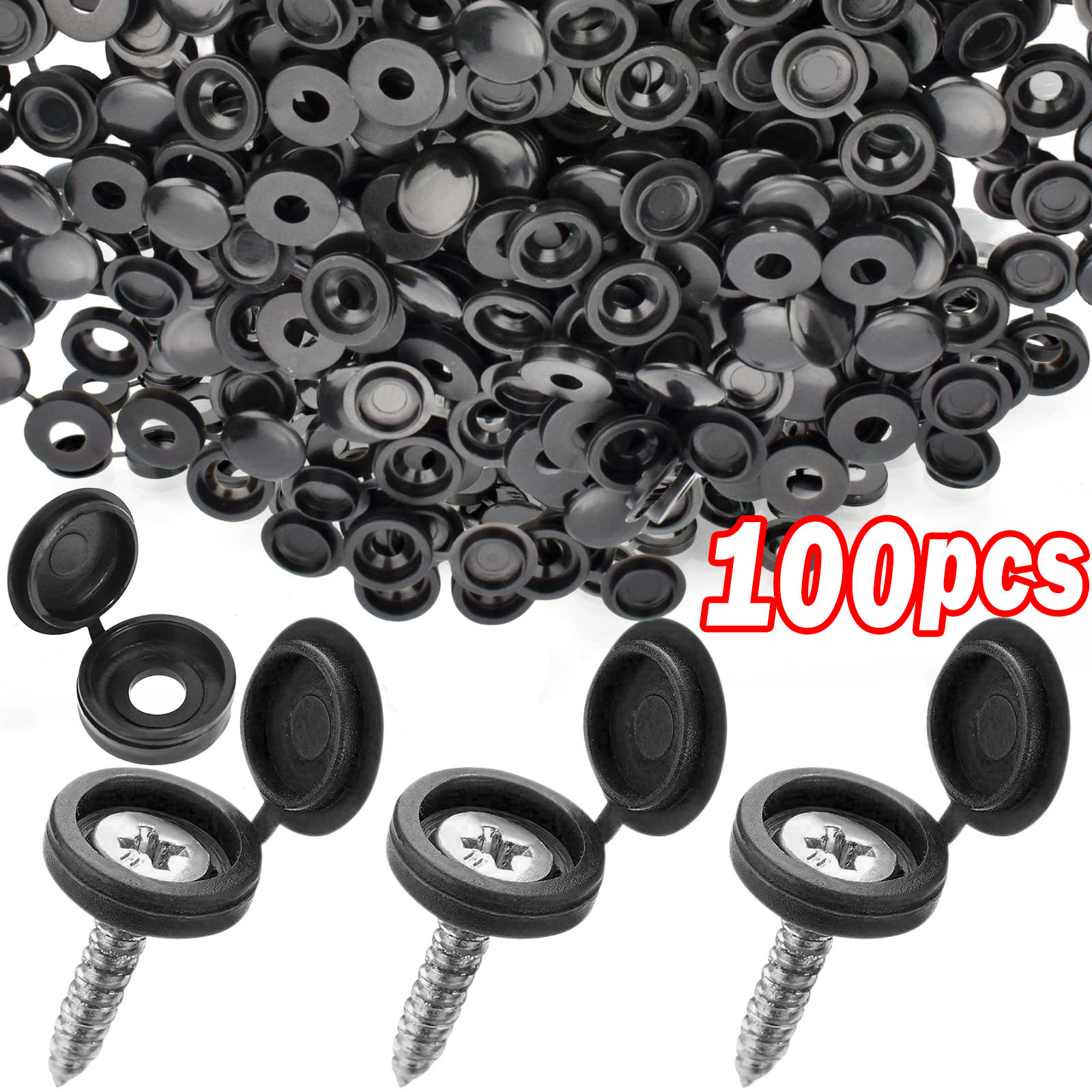 5/100PCS Hinged Plastic Screw  - Furniture Hardware Nut ulasan dan harga