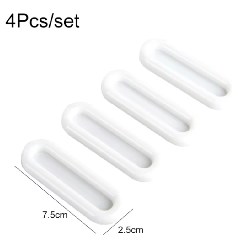 4Pcs Self-adhesive Door Knobs  - Furniture Hardware Nut ulasan dan harga