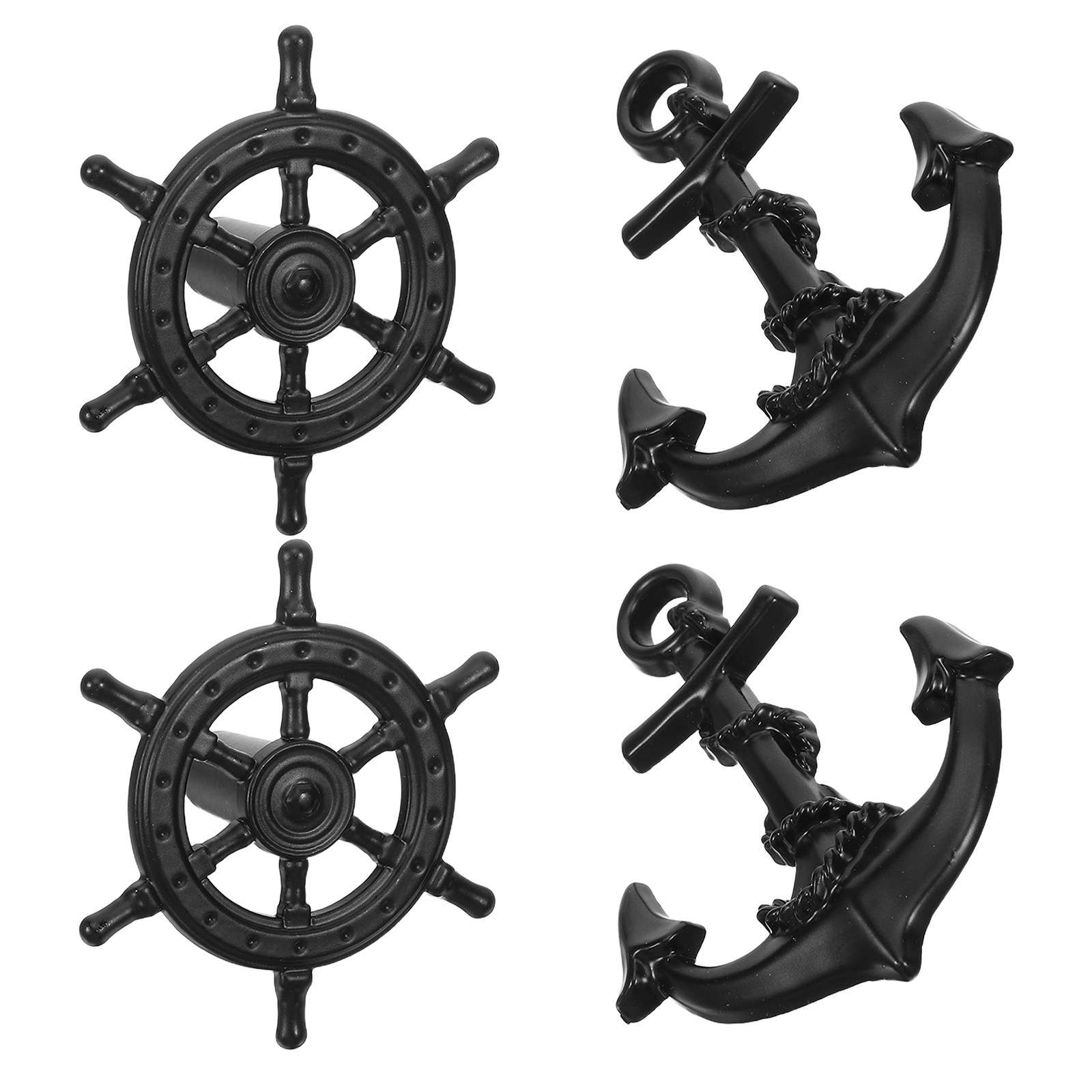 4Pcs Black Vintage Drawer Pull - Restoration Hardware Furniture Used ulasan dan harga