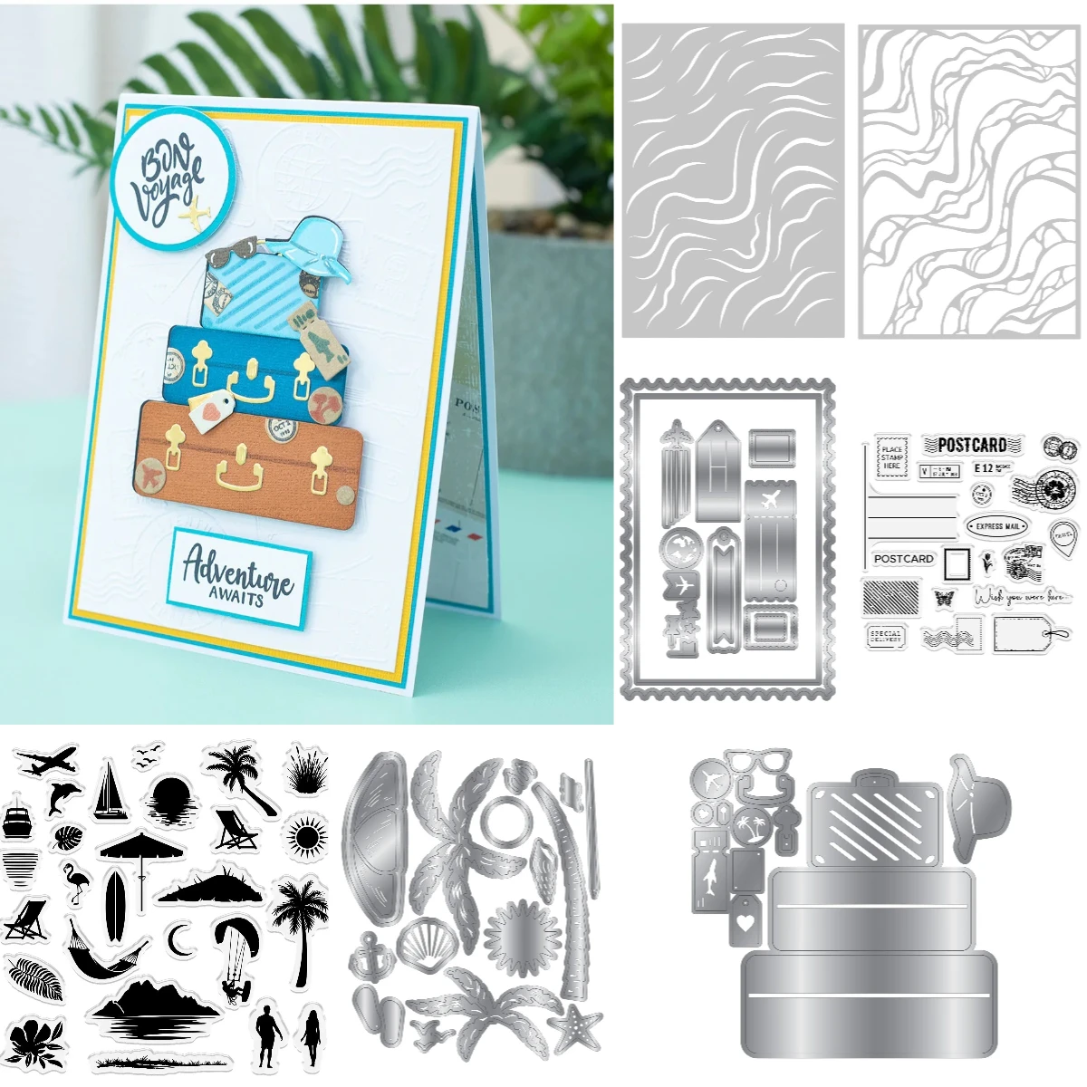 Island Paradise Scene Stamp Se - Furniture Paradise & Hardware Ghaziabad By Owner ulasan dan harga
