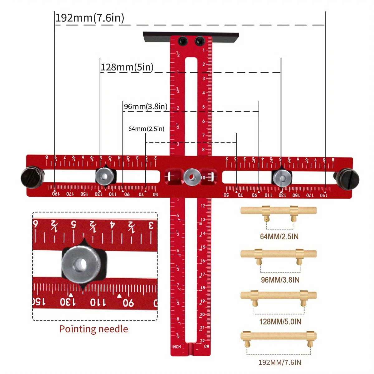 Aluminum Cabinet Handle Jig Ad - Furniture Hardware Nut ulasan dan harga