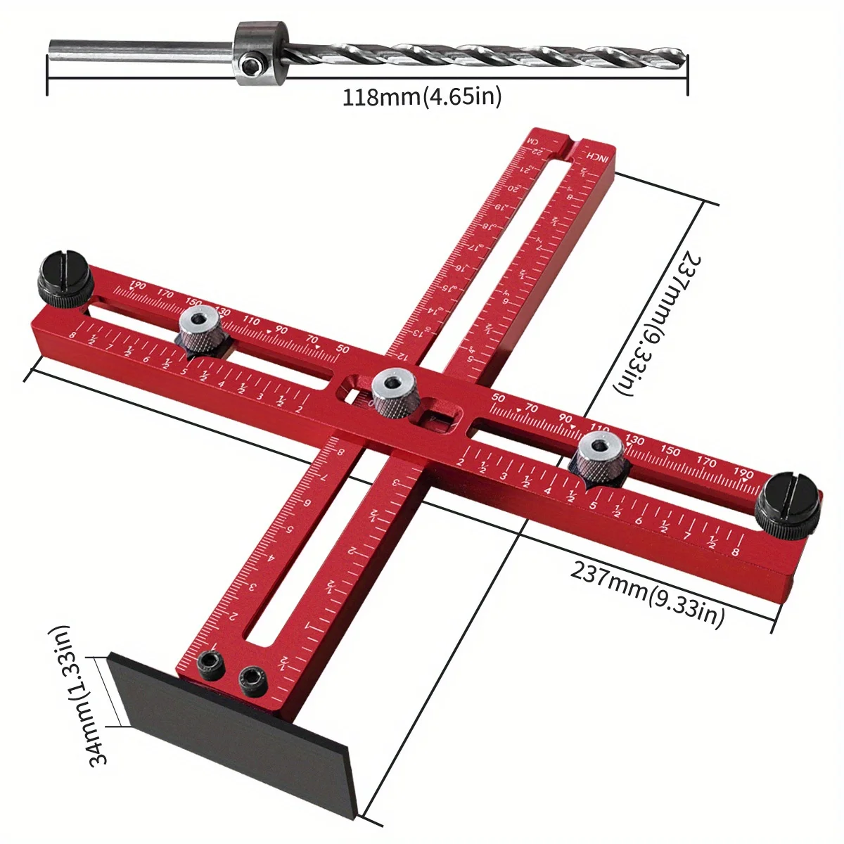 Aluminum Cabinet Handle Jig Ad - Furniture Hardware Nut ulasan dan harga
