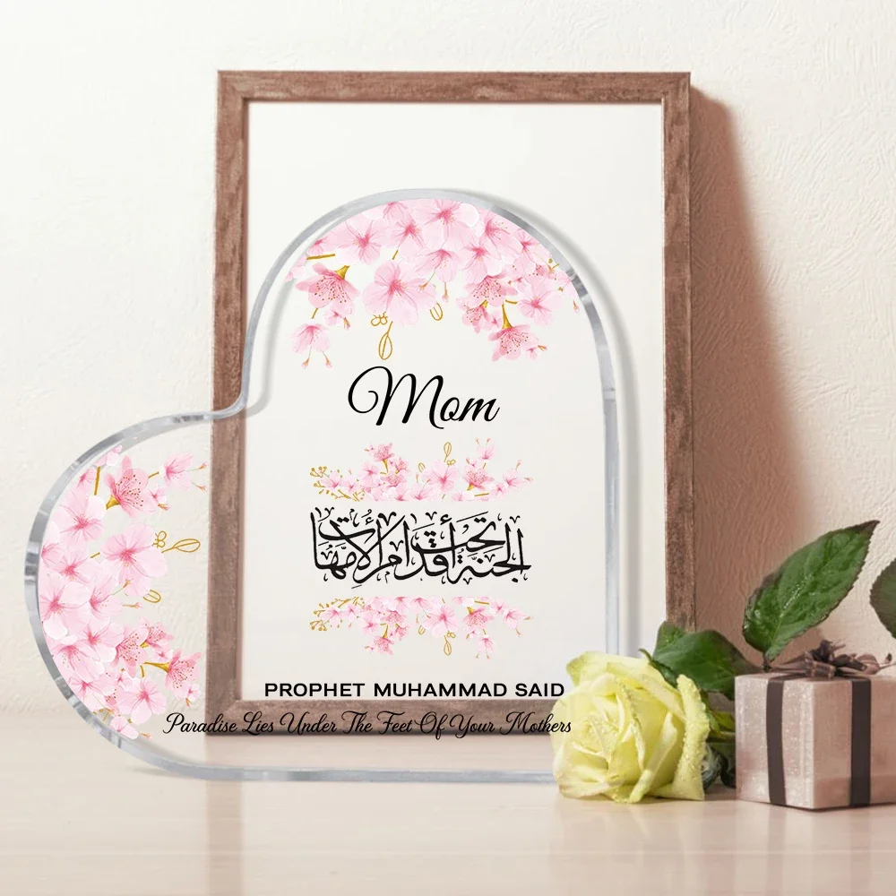 Heart Acrylic Desk Plaque Mom  - Furniture Paradise & Hardware Ghaziabad By Owner ulasan dan harga