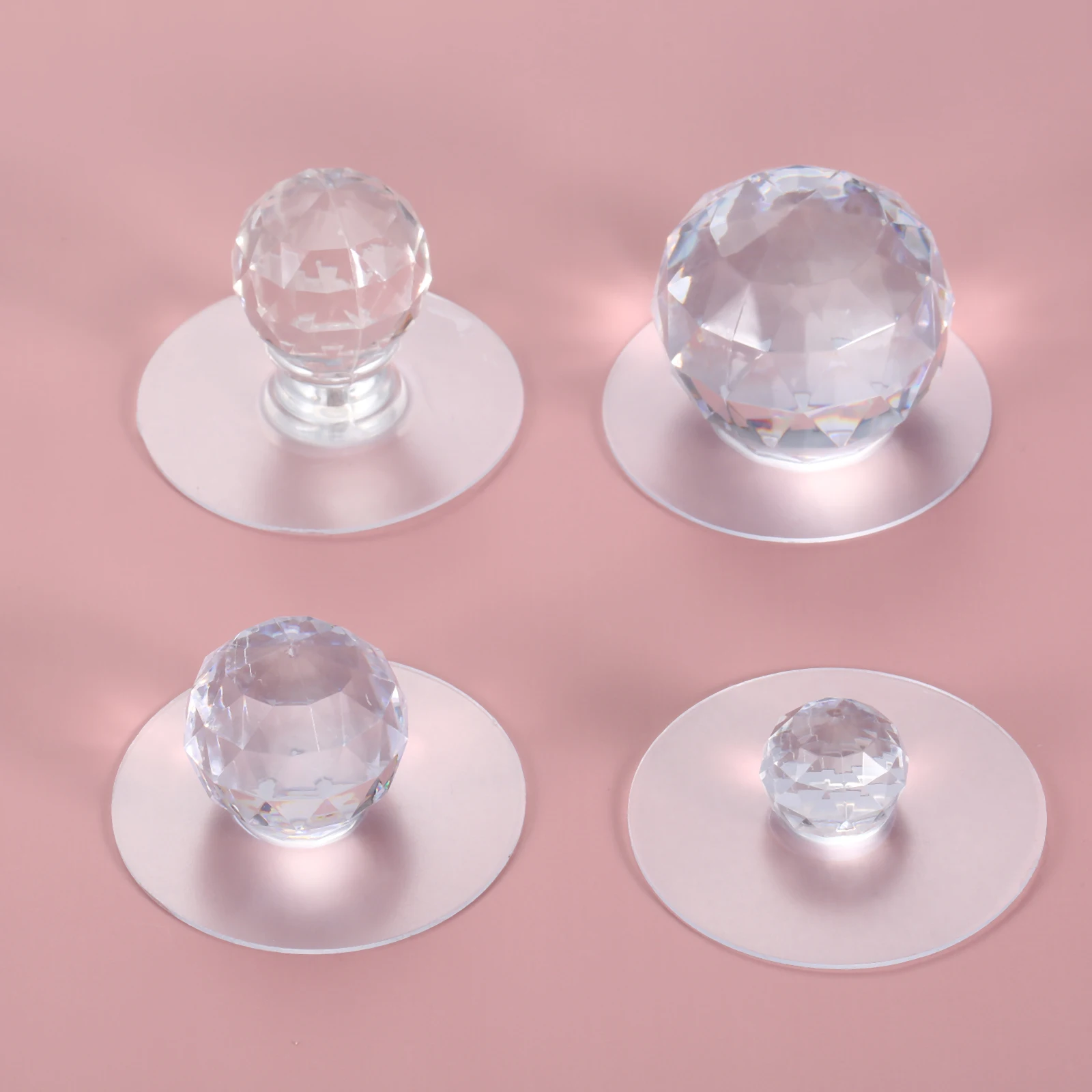 2 or 1pc Drill Free Transparen - Furniture Hardware Nut ulasan dan harga
