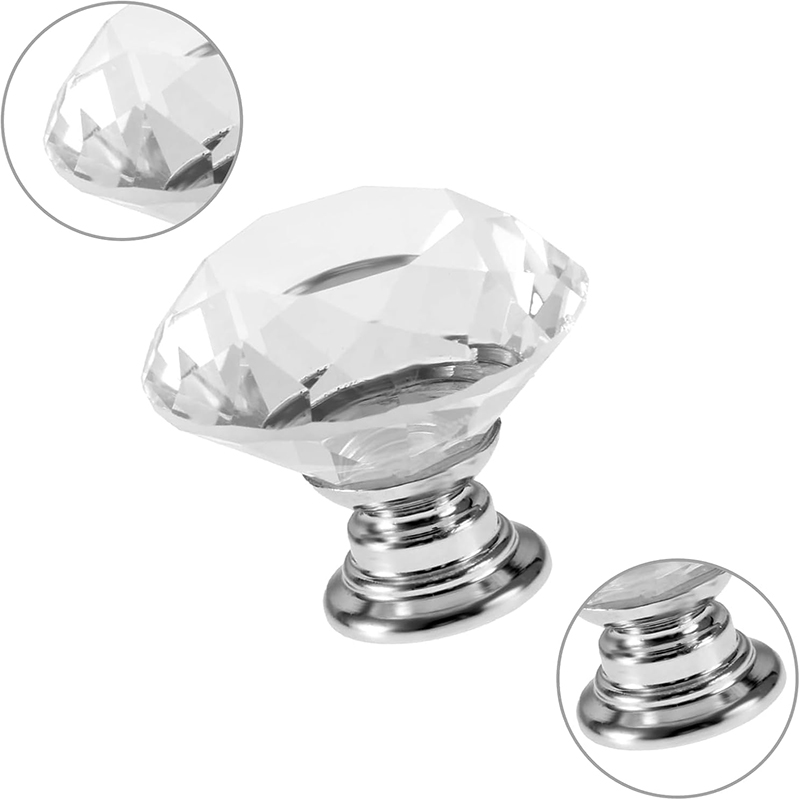 6Pcs Cabinet Knob with Screws  - Furniture Hardware Nut ulasan dan harga